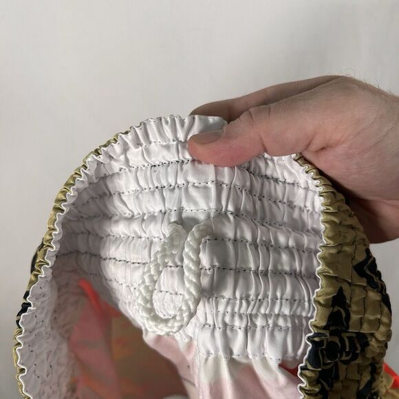 TUFF Muay Thai Shorts Men's XL Red Gold Pull On Drawstring 4" Inseam - Picture 10 of 10